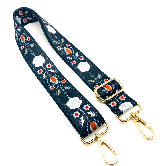 Accessories - Floral Adjustable Guitar Bag Strap